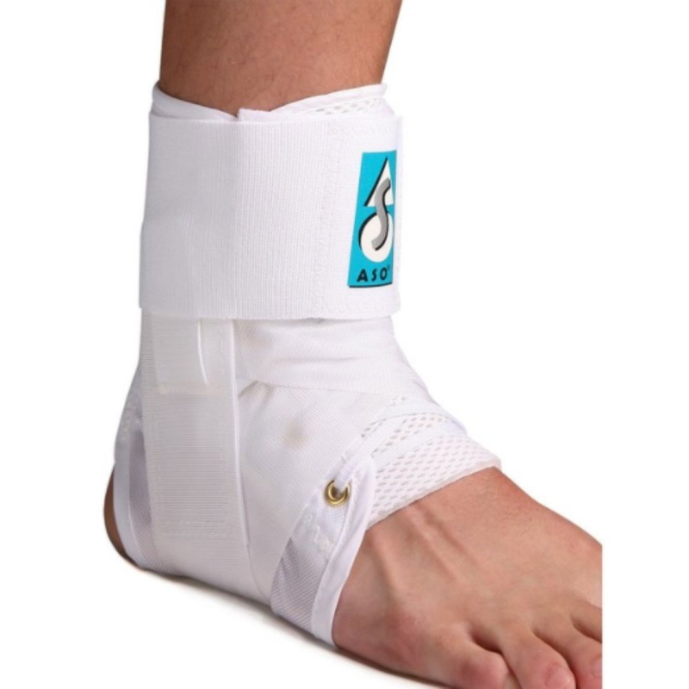Med Spec ASO Ankle Stabilizer, White, Small
